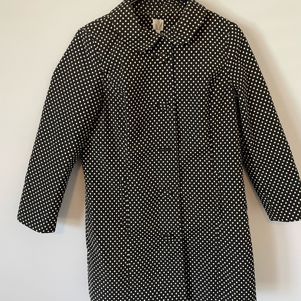 Polka Dot Trench Coat 🖤